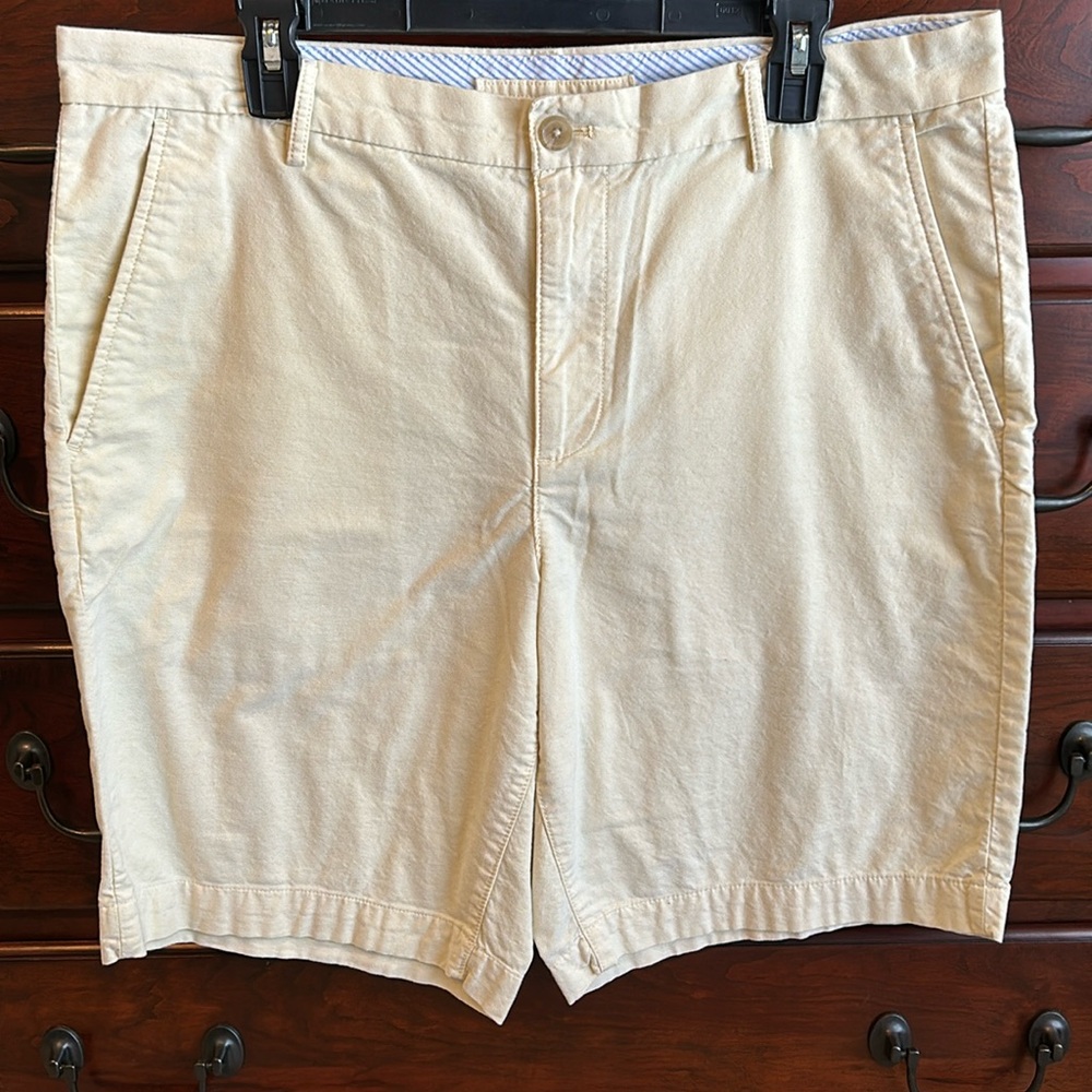 Chaps Coastal Linen Shorts Mens Size 36